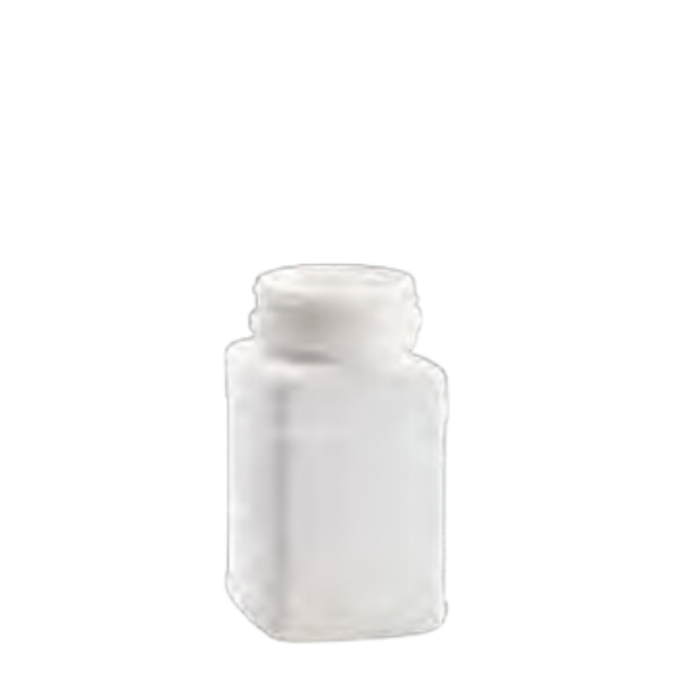 Pill Bottle Square HDPE